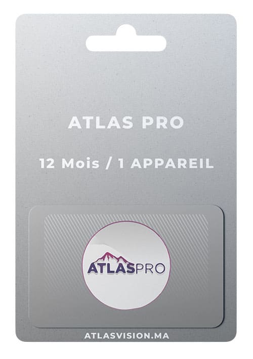 ATLASPRO IPTV Abonnement Annuel (12 Mois)