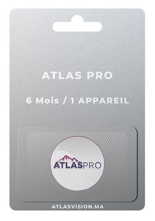 ATLASPRO IPTV Abonnement Semestriel (6 Mois)