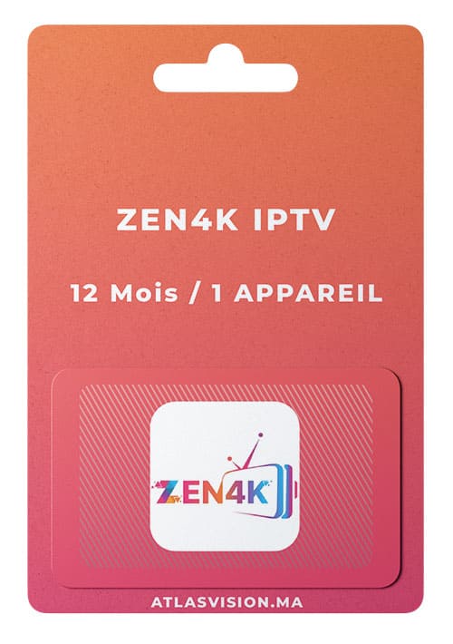 Abonnement ZEN4K 12 Mois