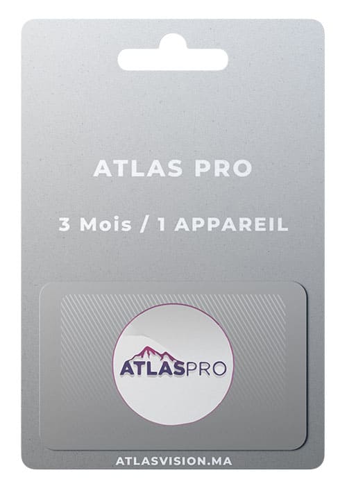ATLASPRO IPTV Abonnement Trimestriel (3 Mois)