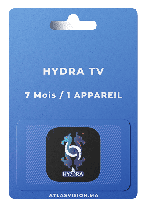 HydraTV 6 Mois + 1 Mois Gratuit